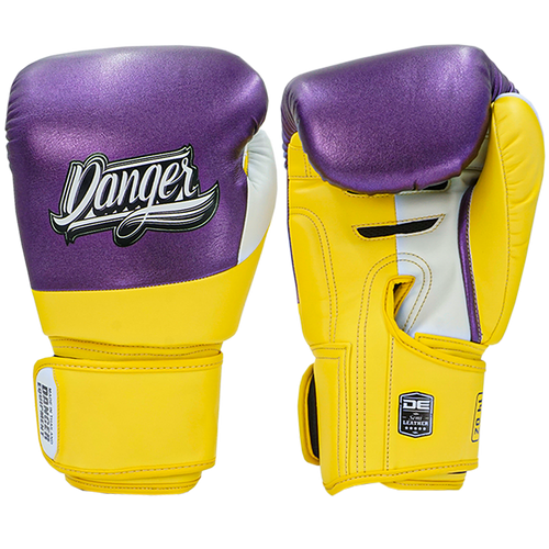 Boxing Gloves Danger EVO Microfiber Lakers - Sambo Store Australasia