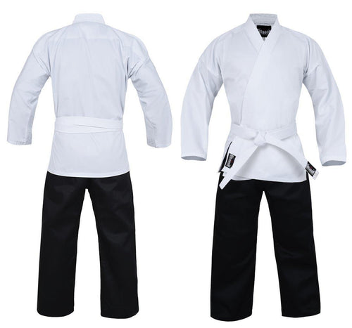 Dragon Karate Salt & Pepper Uniform - 8oz - Sambo Store Australasia