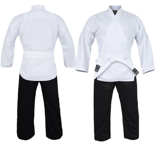 Yamasaki Pro Salt & Pepper Karate Uniform - Sambo Store Australasia