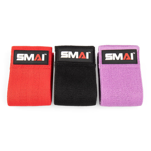 Knitted Mini Resistance Bands - Set of 3 with carry pouch - Sambo Store Australasia