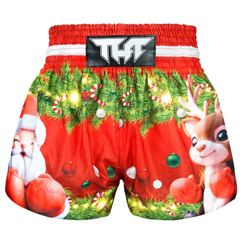 TUFF Festive Santa Muay Thai Shorts - Sambo Store Australasia