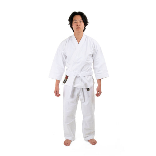 Karate Uniform - 10oz Canvas Gi (White) - Sambo Store Australasia