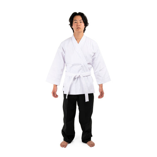 Karate Uniform - 8oz Student Gi (Salt & Pepper) - Sambo Store Australasia