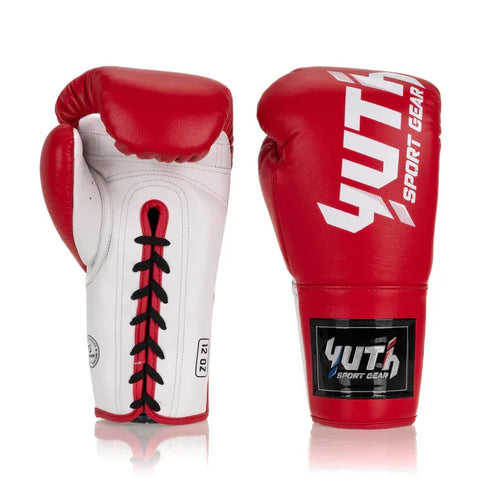 Yuth Competition Lace Up Boxing Gloves - Sambo Store Australasia
