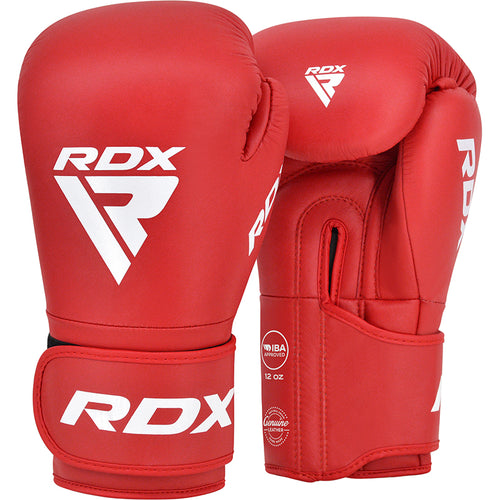 RDX IBA Boxing Gloves for Amateur Competitions Red - Sambo Store Australasia