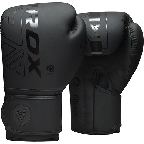 RDX F6 Kara Boxing Training Gloves Black - Sambo Store Australasia
