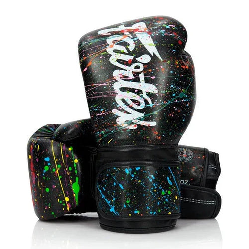 Fairtex BGV14 Microfibre Boxing Gloves - Art Collections - Painter/Black - Sambo Store Australasia