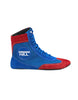 Red and Blue SAMBO Shoes for Wrestling/Combat FIAS Approved