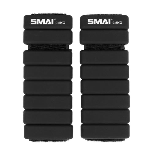 Weighted Ankle / Wrist Bracelets 0.5KG (Pair) - Black - Sambo Store Australasia