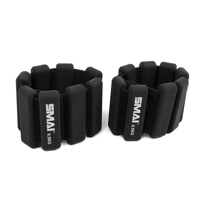 Weighted Ankle / Wrist Bracelets 0.5KG (Pair) - Black