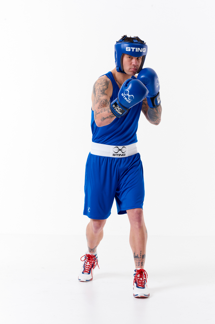 IBA Competition Approved Open Face Head Guard | Protective Boxing & Sparring Headgear