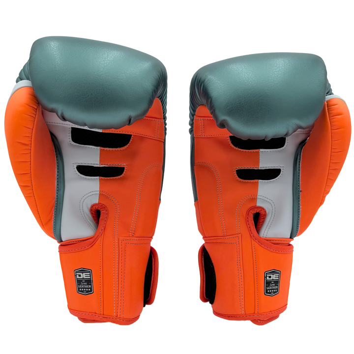 Boxing Gloves Danger EVO 3 Microfiber Viridian Orange