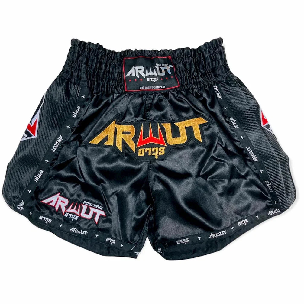Arwut Carbon Edition Muay Thai Shorts - Sambo Store Australasia