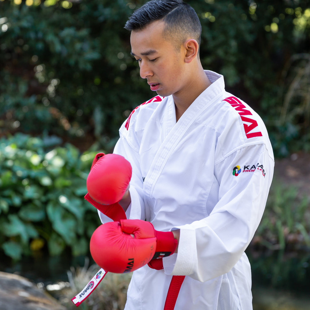 WKF Gloves with Thumb - Red