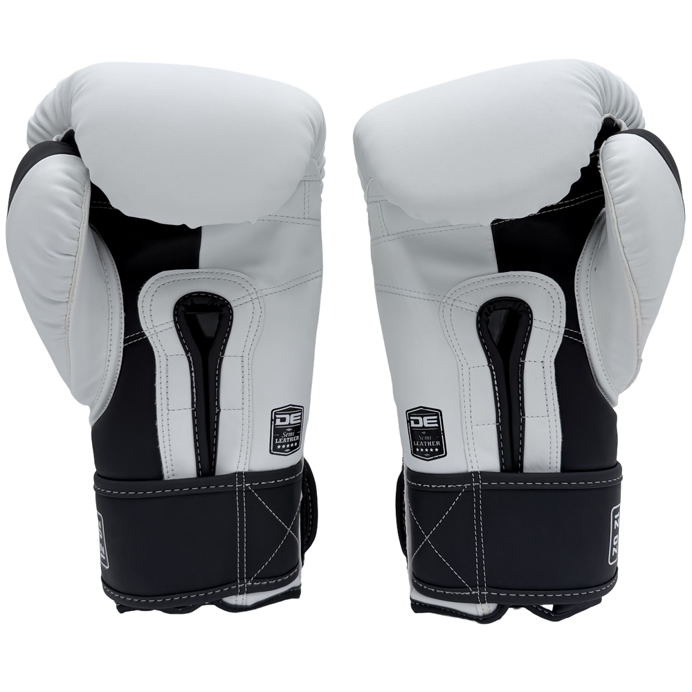 Boxing Gloves Danger Mexican Microfiber White Black - Sambo Store Australasia