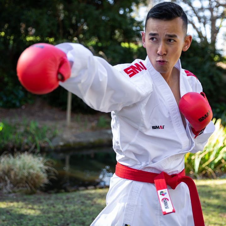WKF Gloves with Thumb - Red