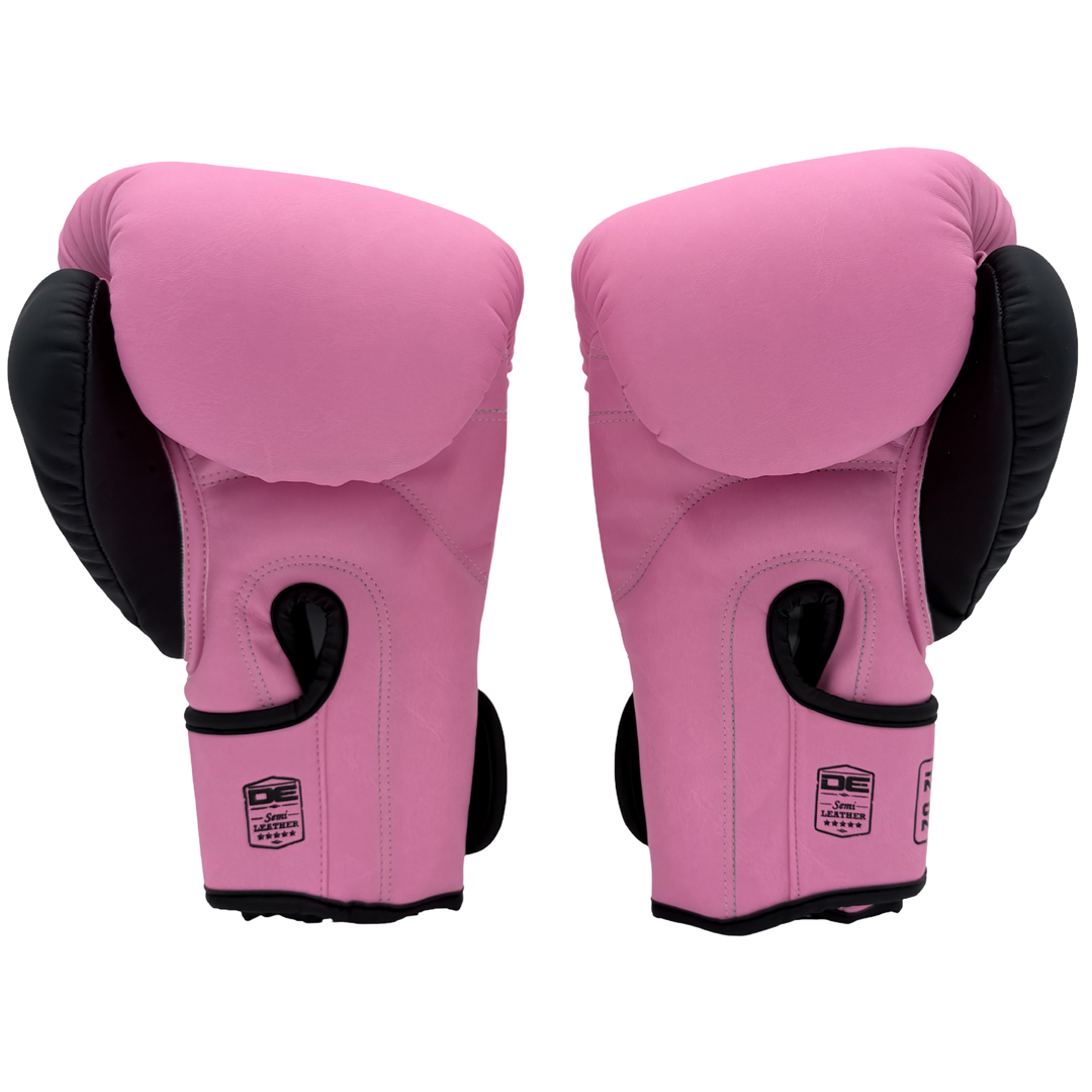 Boxing Gloves Danger Rocket Microfiber Pink Black - Sambo Store Australasia