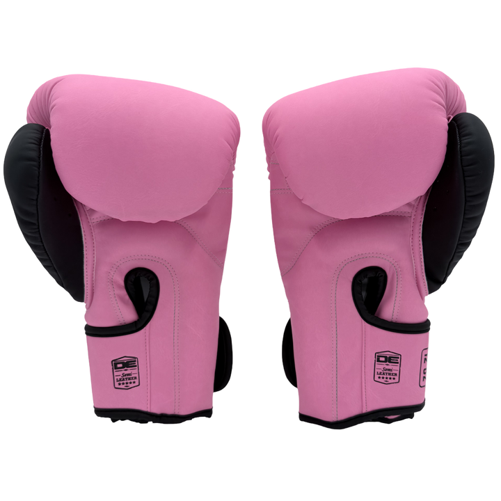Boxing Gloves Danger Rocket Microfiber Pink Black - Sambo Store Australasia