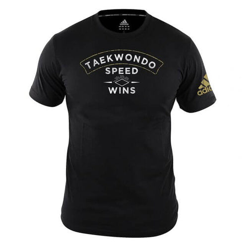 Adidas Taekwondo 'Speed Wins' T-Shirt - Sambo Store Australasia