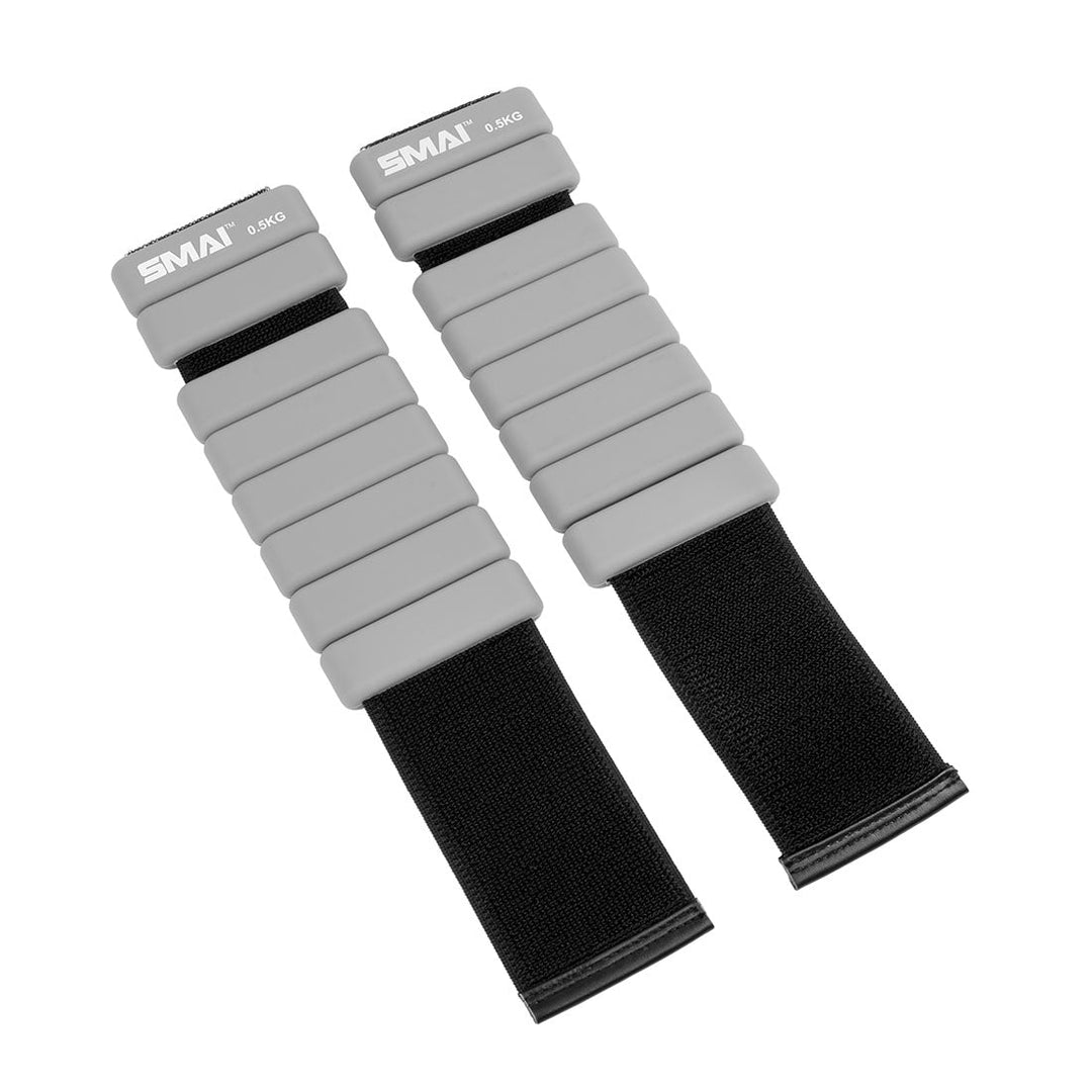 Weighted Ankle / Wrist Bracelets 0.5KG (Pair) - Grey - Sambo Store Australasia