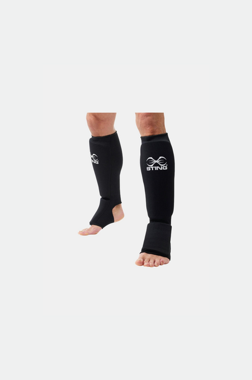 Sting Cotton Shin & Instep Guards | Low-Profile Agility & Speed - Sambo Store Australasia