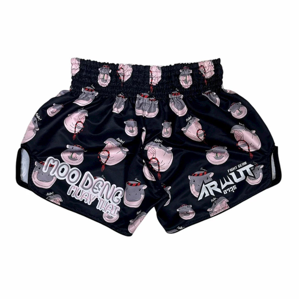 Arwut Moo Deng Monogram Muay Thai Shorts - Sambo Store Australasia