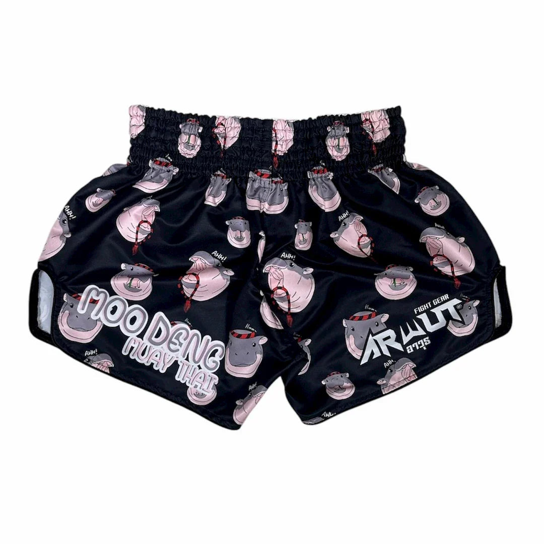 Arwut Moo Deng Monogram Muay Thai Shorts - Sambo Store Australasia