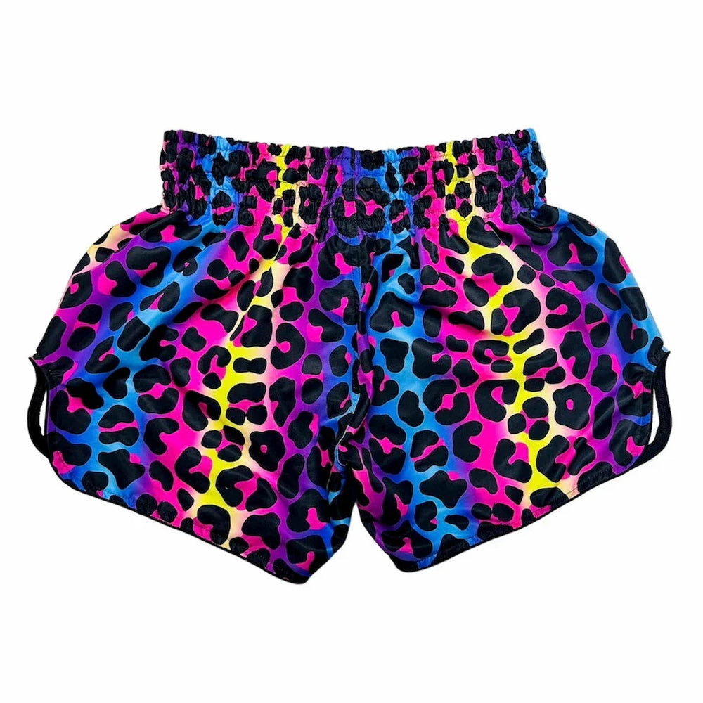 Arwut Rainbow Leopard Muay Thai Shorts - Sambo Store Australasia