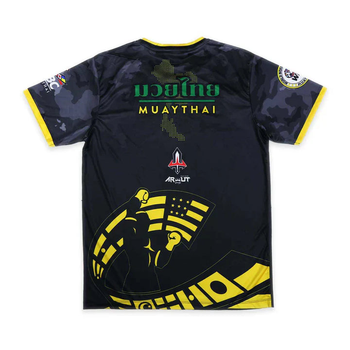 Arwut x WBC Muay Thai Black Crown T-Shirt - Sambo Store Australasia