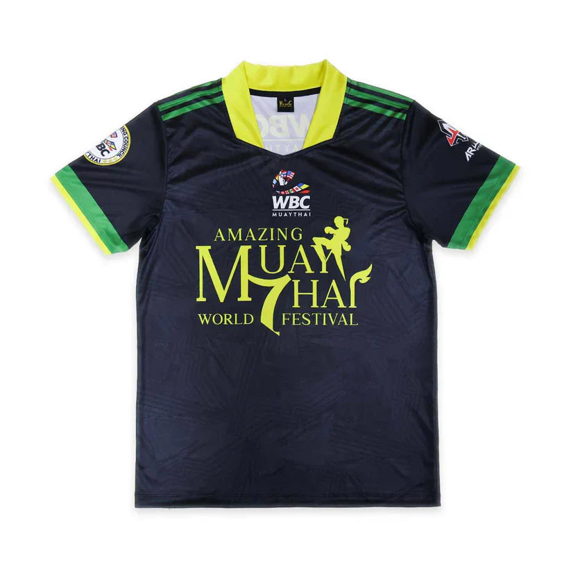 Arwut x WBC Amazing Muay Thai Black Flame Soccer T-Shirt - Sambo Store Australasia