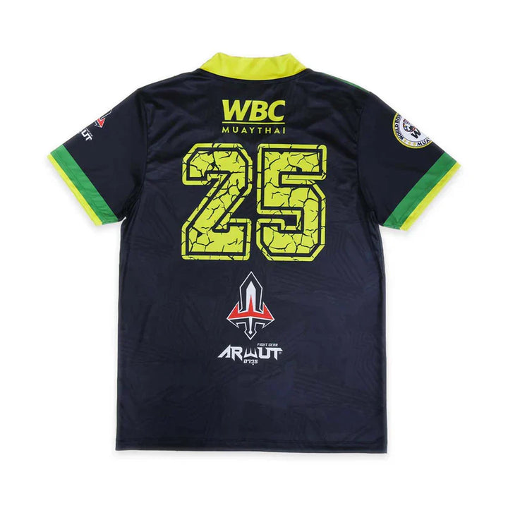 Arwut x WBC Amazing Muay Thai Black Flame Soccer T-Shirt - Sambo Store Australasia