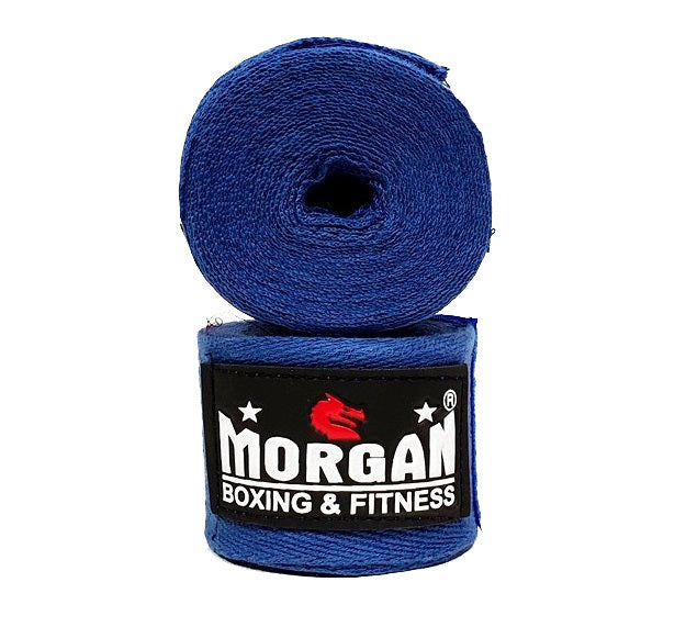 MORGAN COTTON BOXING HAND WRAPS 180inch - 4m long (PAIR)