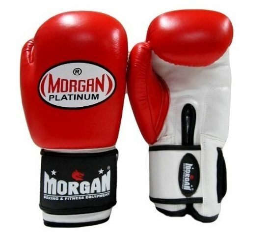 MORGAN V2 PLATINUM LEATHER SPARRING GLOVES