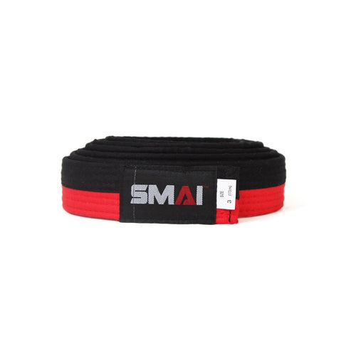 Poome Belt - Black & Red - Sambo Store Australasia