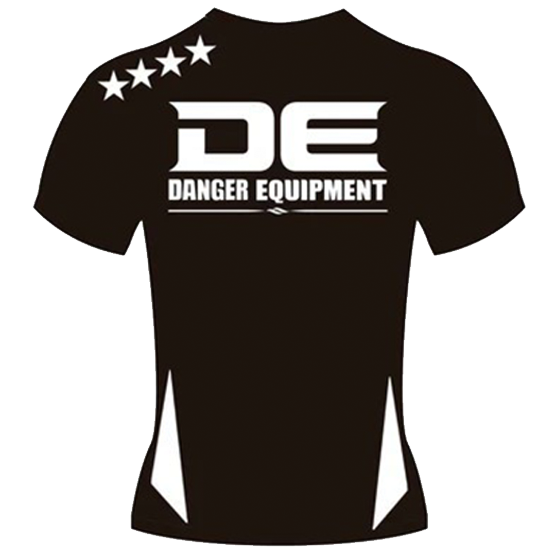 T-Shirt Cotton USA Danger Black White - Sambo Store Australasia