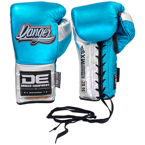 Boxing Gloves Laces Danger Mx Sky Blue - Sambo Store Australasia