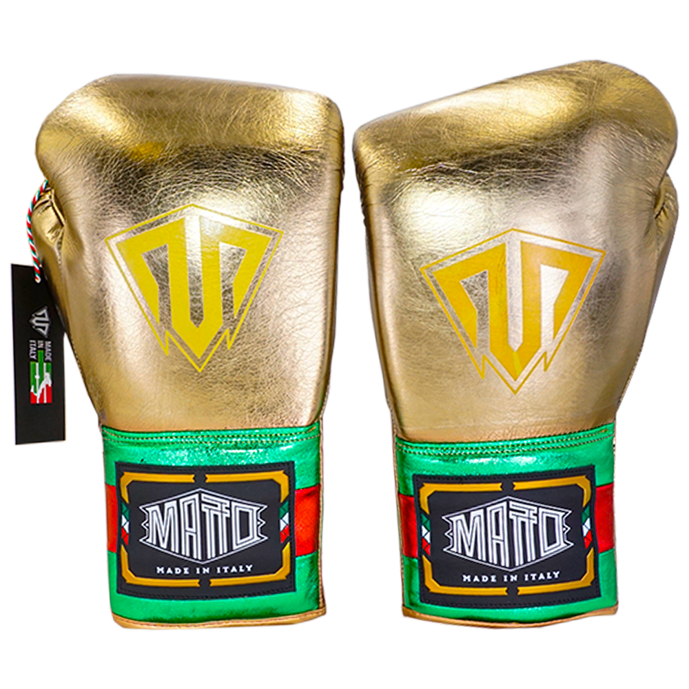Boxing Gloves Laces Matto 24k Gold Edition - Sambo Store Australasia