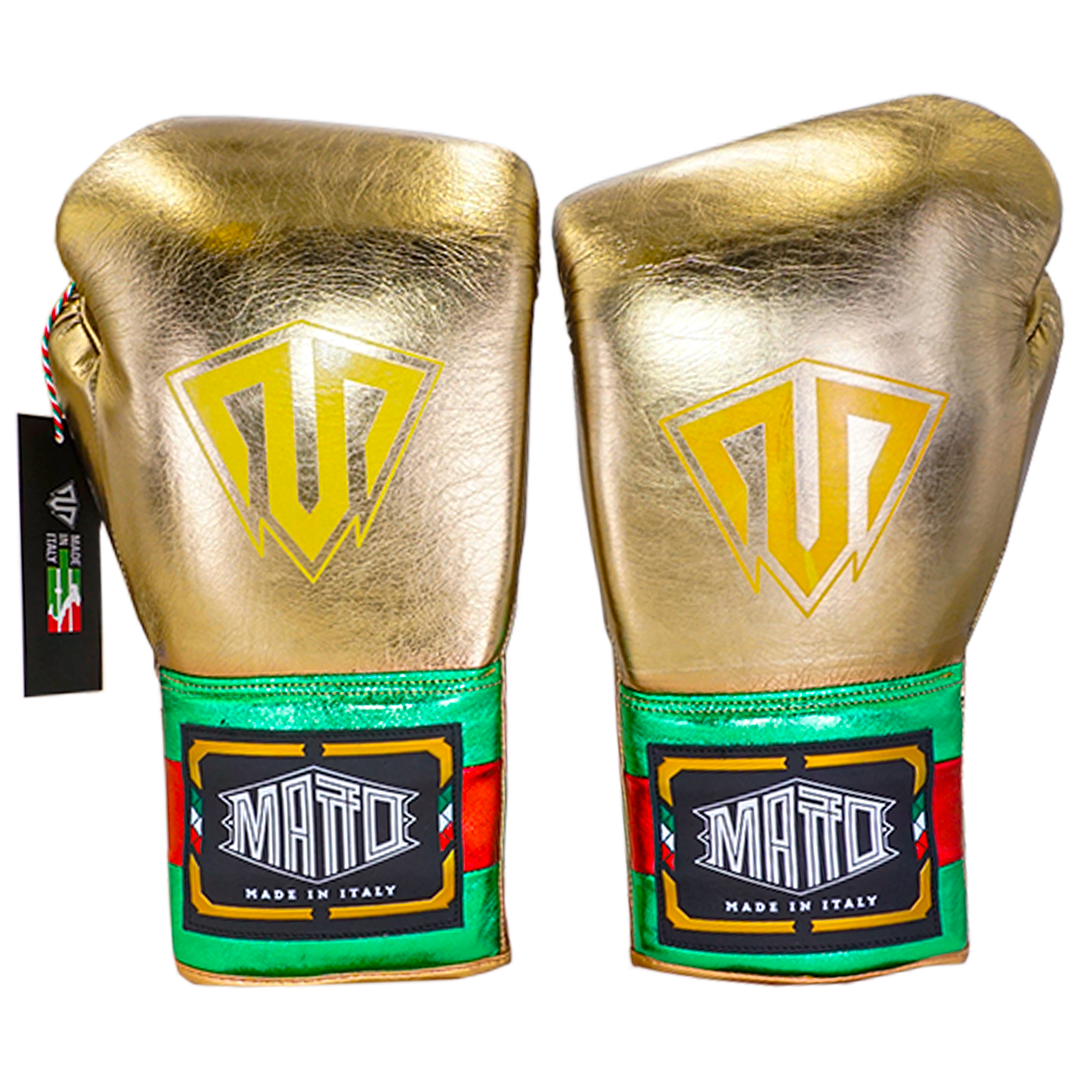 Boxing Gloves Laces Matto 24k Gold Edition - Sambo Store Australasia