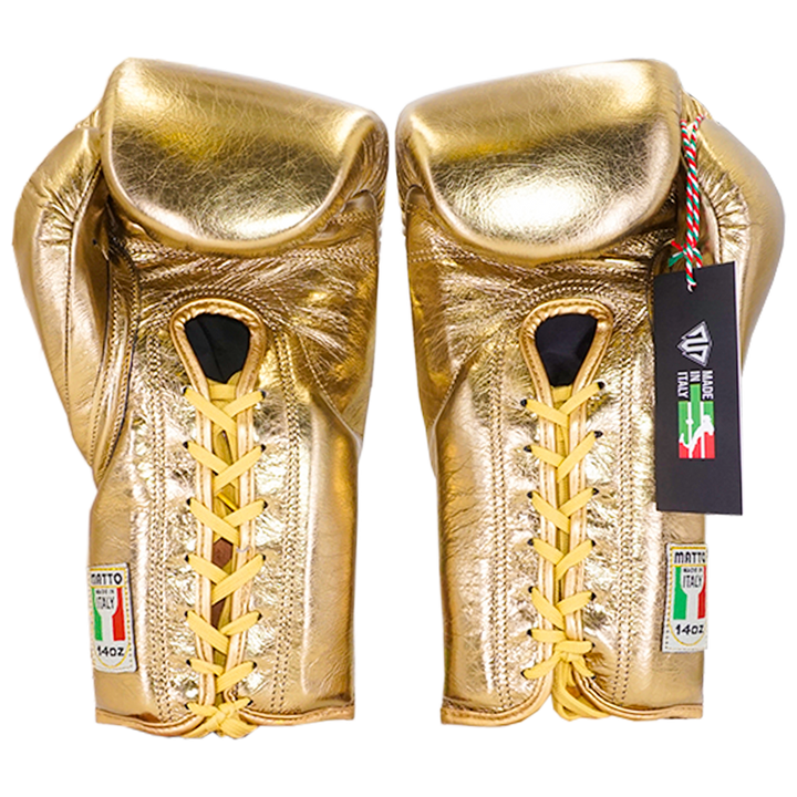 Boxing Gloves Laces Matto 24k Gold Edition - Sambo Store Australasia