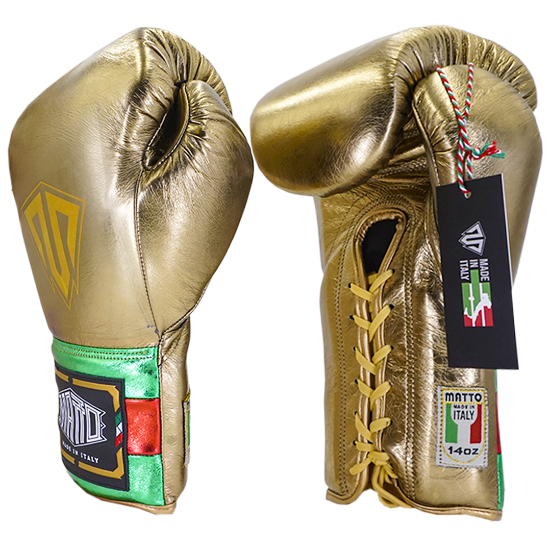 Boxing Gloves Laces Matto 24k Gold Edition - Sambo Store Australasia