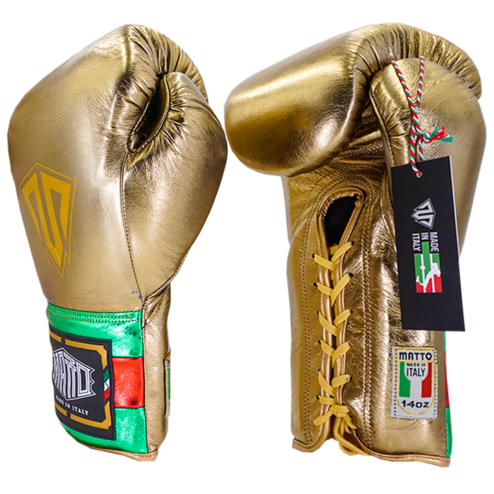 Boxing Gloves Laces Matto 24k Gold Edition - Sambo Store Australasia