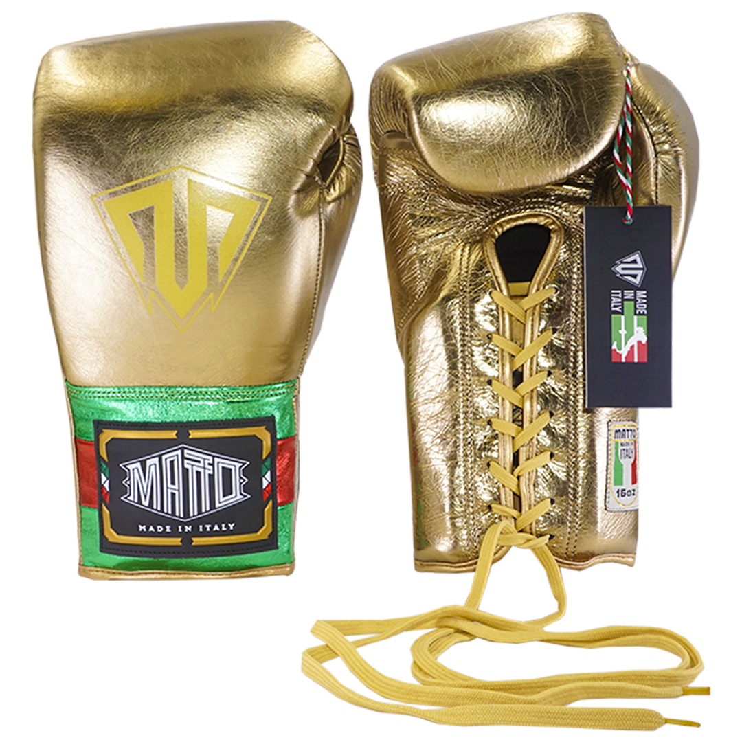 Boxing Gloves Laces Matto 24k Gold Edition - Sambo Store Australasia