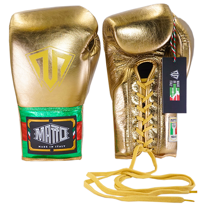 Boxing Gloves Laces Matto 24k Gold Edition - Sambo Store Australasia