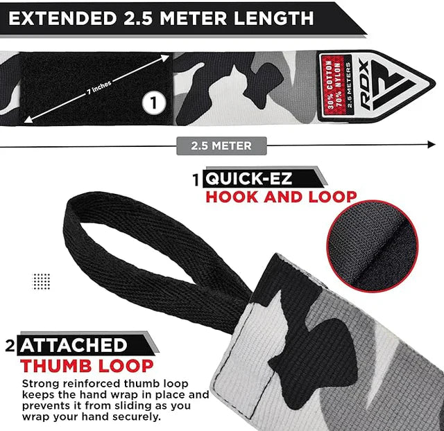Hand Wraps 2.5 Meter - Sambo Store Australasia