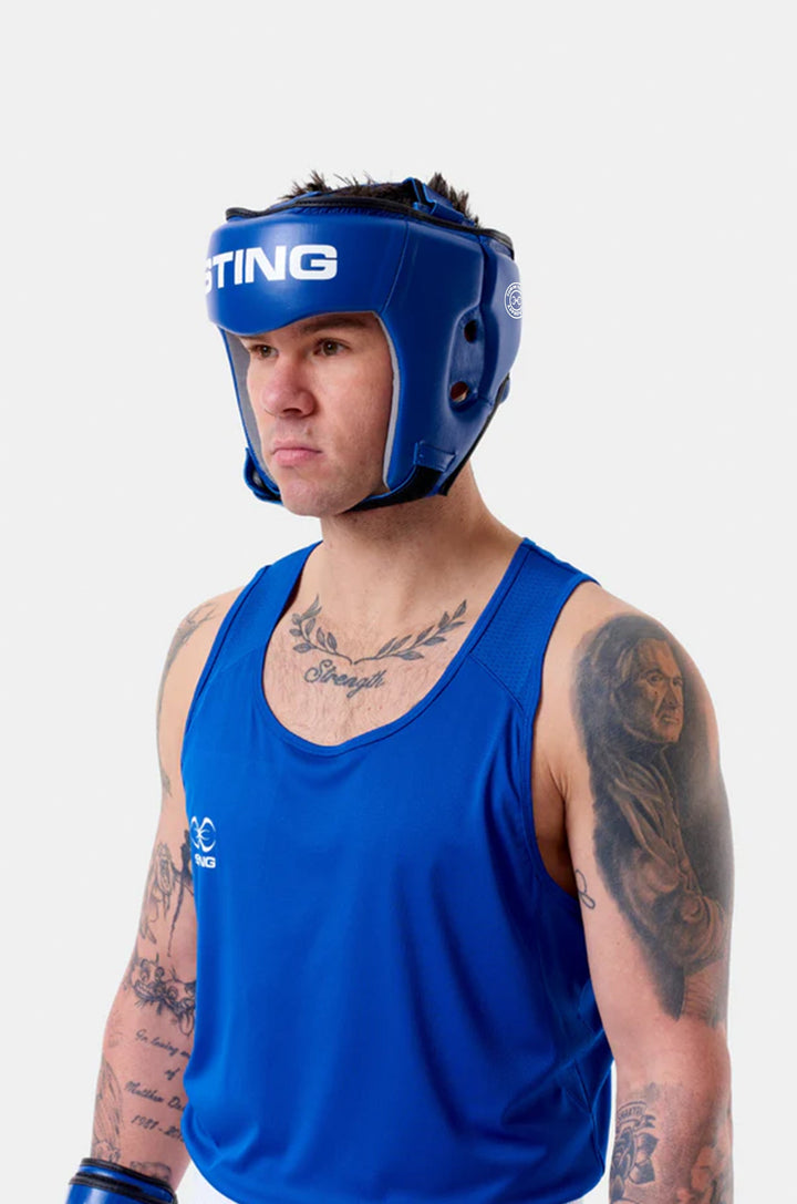 IBA Competition Approved Open Face Head Guard | Protective Boxing & Sparring Headgear