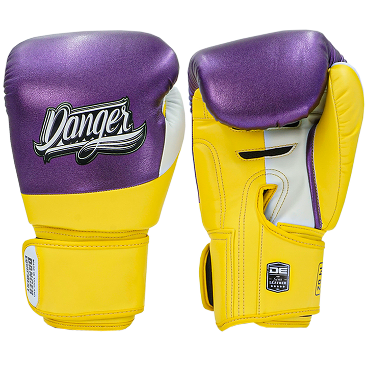 Boxing Gloves Danger EVO Microfiber Lakers - Sambo Store Australasia