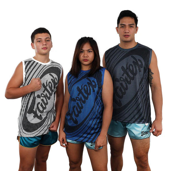 Fairtex Grey Mens Tank Top - Sambo Store Australasia