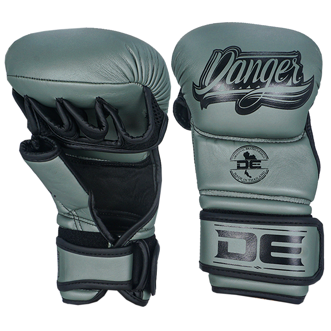 MMA Gloves Danger Sparring Microfiber Army Green - Sambo Store Australasia
