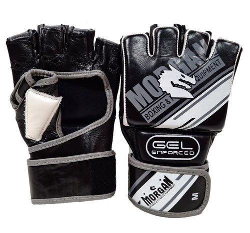 Morgan Aventus Gel MMA Hybrid Leather Bag Gloves - Sambo Store Australasia
