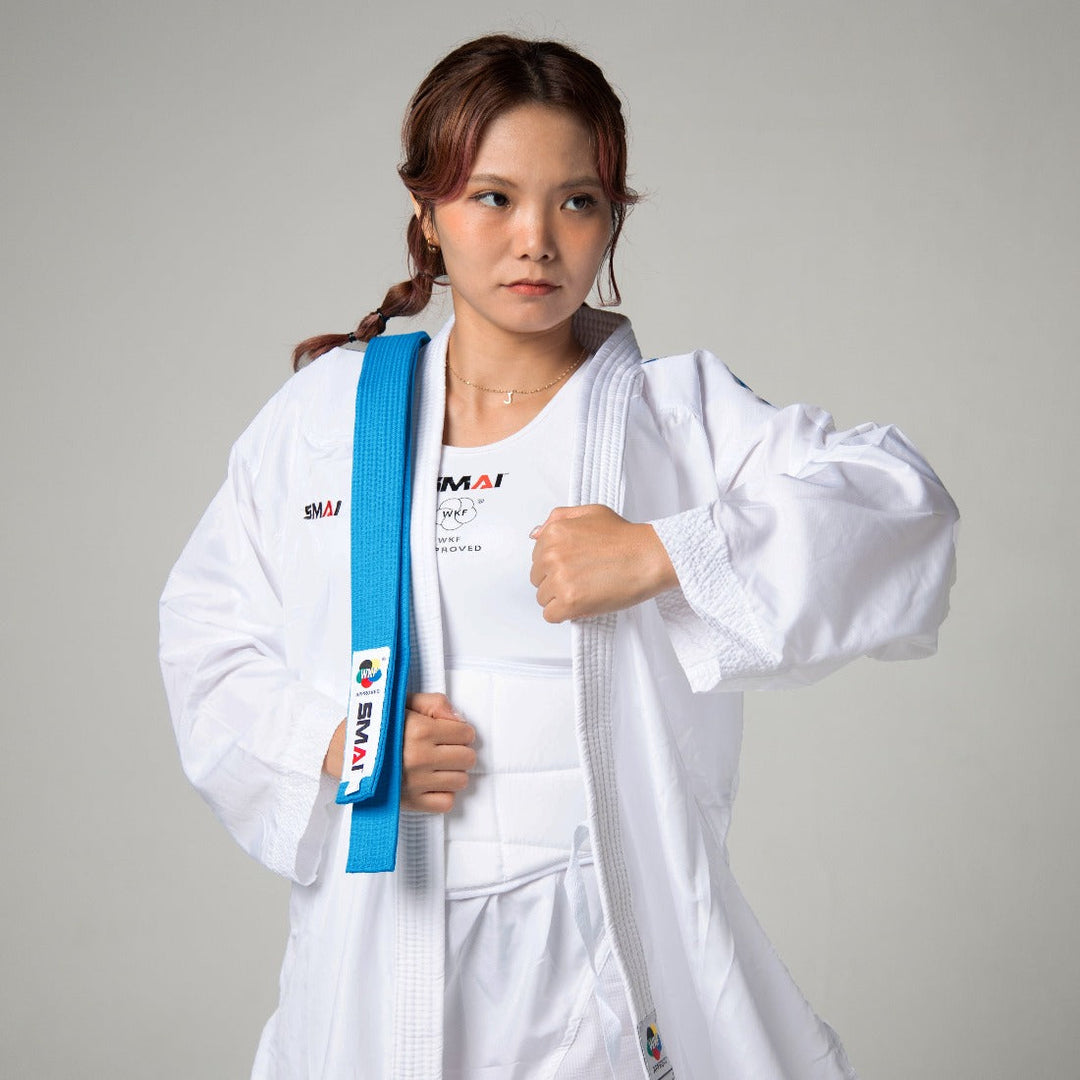 SMAI WKF Deluxe Karate Belt | Jute Core Performance & Versatility